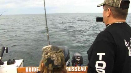 Pêche sur le lac Ontario avec Yvan Rousseau