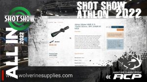 LIVE SHOT SHOW LAS VEGAS 2022 - ATHLON OPTICS - ACP