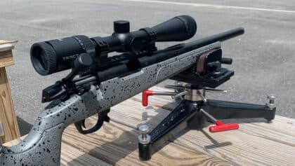 22 FIRE 4-12X40 AO Extended Focus Range T-PLEX Dot Rimfire Rifle Scope