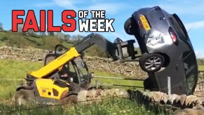 Angry Farmer Flips Car Off His Land - Fails Of The Week | FailArmy
