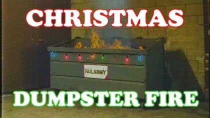 🔥 Virtual Yule Log - Dumpster Fire 2020 - FailArmy Classic Christmas Soundtrack 🔥