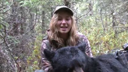 Chasse à l'ours : récolte à l'arc par une jeune de 16 ans