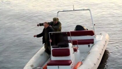 Fail - Des Russes pêchent à la grenade