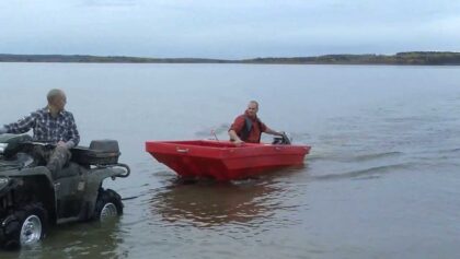 TetraPOD ATV Trailer Boat - Remorque-bateau pour VTT!