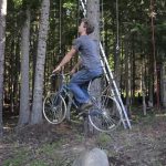 Un bicycle pour monter dans un arbre