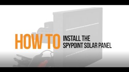 Comment installer un panneau solaire avec votre caméra SPYPOINT | SPYPOINT