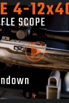 Revue de la lunette de visée TRACT 22 FIRE 4-12X40 AO Extended Focus Range T-PLEX Dot Rimfire Rifle Scope