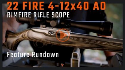 Revue de la lunette de visée TRACT 22 FIRE 4-12X40 AO Extended Focus Range T-PLEX Dot Rimfire Rifle Scope