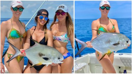 Les filles attrapent leur premier permis de pêche OFFSHORE en Floride