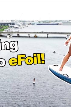 Mode d'emploi de l'eFoil (planche de surf volante)