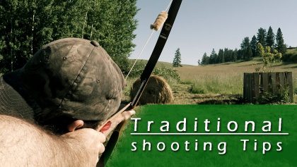 Conseils pour le tir à l'arc traditionnel - comment tirer avec un arc recourbé