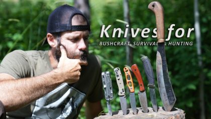 Les couteaux que j'utilise pour la chasse et la survie | Conseils pour l'aiguisage des couteaux