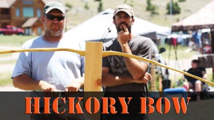 Primitive Hickory Self Bow, comment construire un arc long en bois ou un arc recurve