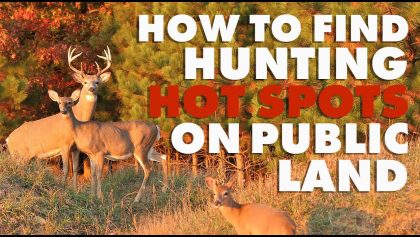 Comment trouver les points chauds de la chasse sur les terres publiques ?